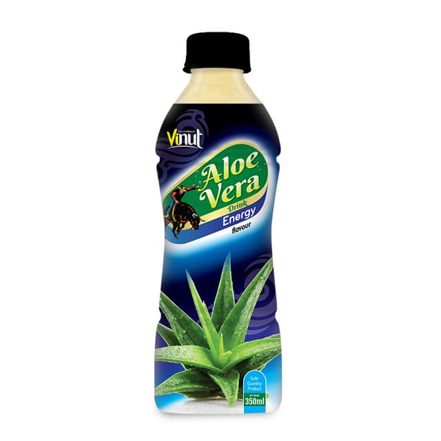 350ml Bottle Natural Aloe Vera Juice with Energy flavor